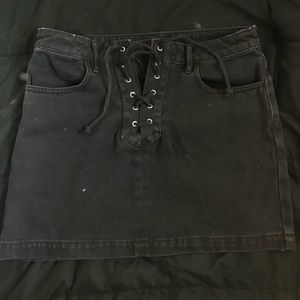 Kendall and Kylie denim skirt